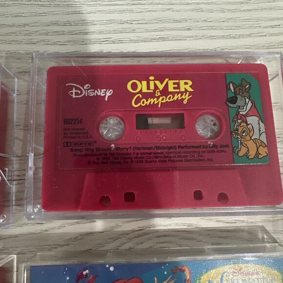 Lot Of Disney Sing-A-Long Cassettes Little Mermaid Cinderella Lion King - Picture 6 of 9